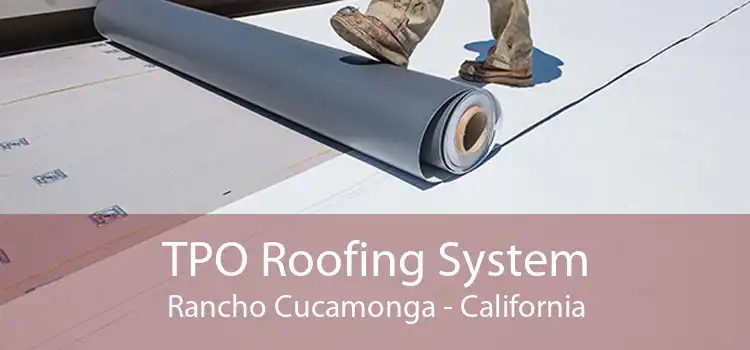 TPO Roofing System Rancho Cucamonga - California